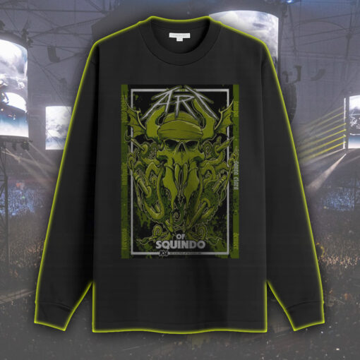 the art of squindo by metallica 2025 bay area long sleeve shirt 104 seasons skull design