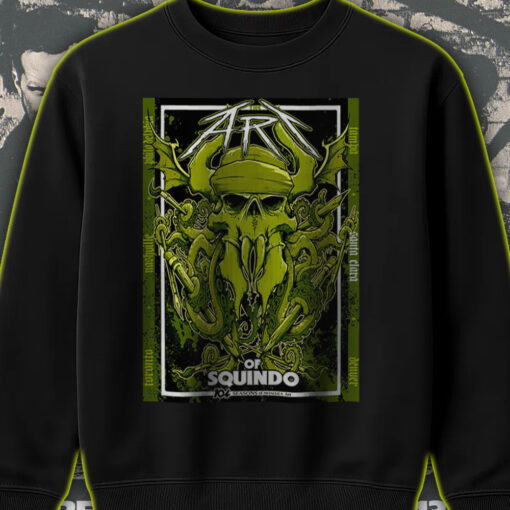 the art of squindo by metallica bay area 2025 limited edition sweatshirt 104 seasons artist series 2