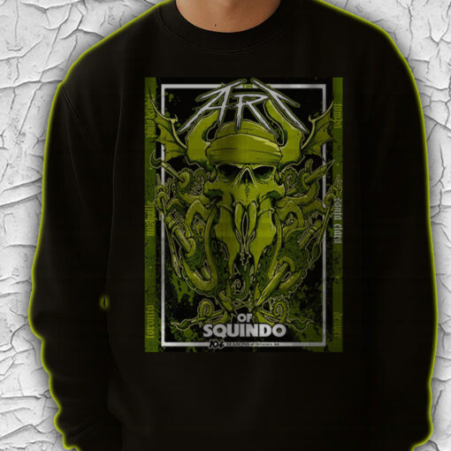 the art of squindo by metallica bay area 2025 limited edition sweatshirt 104 seasons artist series 4