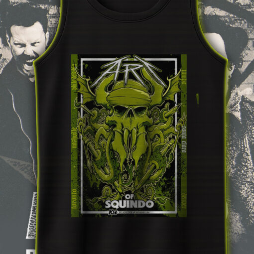 the art of squindo by metallica bay area 2025 limited tank top 104 seasons skull design 1