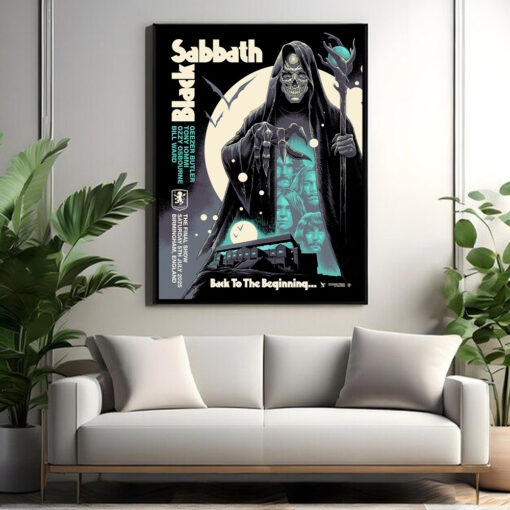 black sabbath poster the final show reaper moon uk 2025