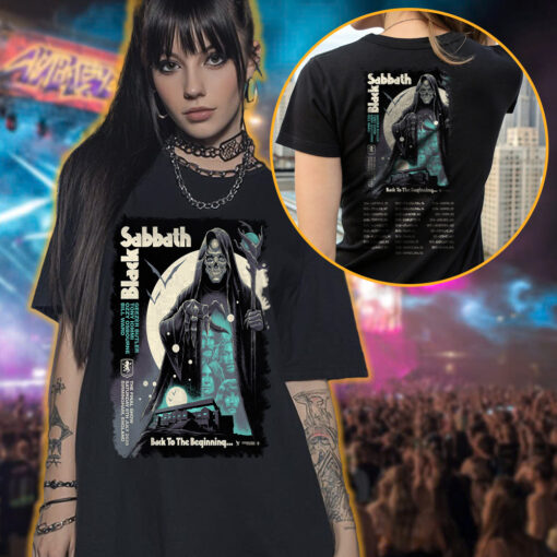 black sabbath t shirt back to the beginning july 5 2025 show 3