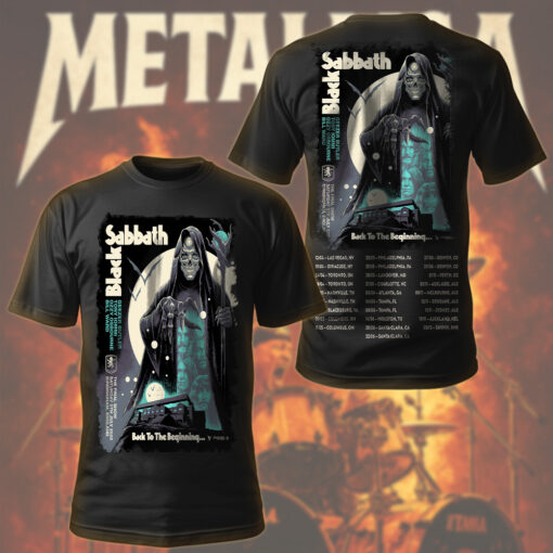 black sabbath t shirt back to the beginning july 5 2025 show