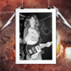cliff burton 1983 soundcheck poster photo by brian lew vintage metallica print 2