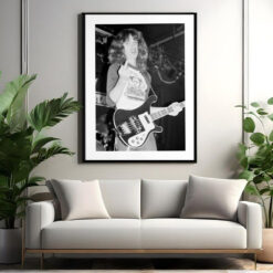 cliff burton 1983 soundcheck poster photo by brian lew vintage metallica print