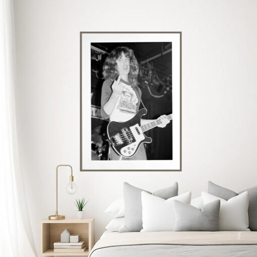 cliff burton 1983 soundcheck poster photo by brian lew vintage metallica print 3