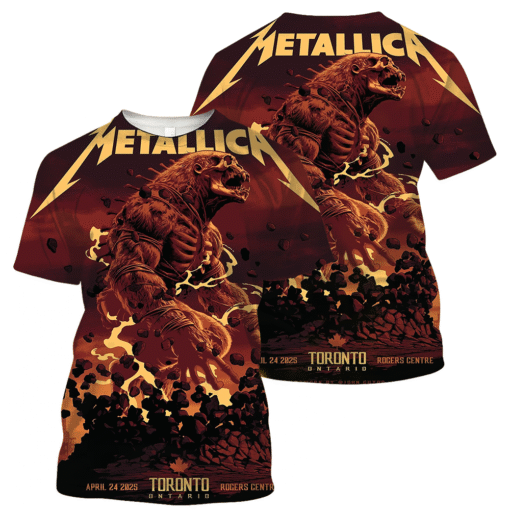 metallica apr24 2025 toronto monstercrush 3d aop shirt