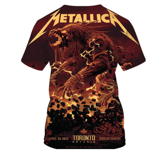 metallica apr26 2025 toronto beastrage 3d aop shirt 2