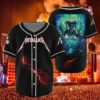 metallica atlanta 2025 baseball jersey demon storm at mercedes benz stadium