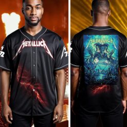 metallica atlanta 2025 baseball jersey demon storm at mercedes benz stadium 2