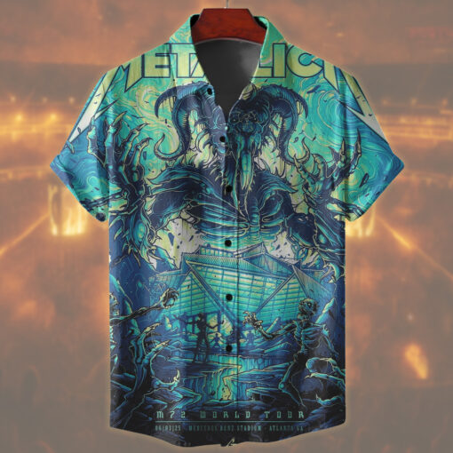 metallica atlanta 2025 hawaiian shirt demon storm at mercedes benz stadium 1