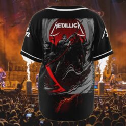 metallica baseball jersey grim reaper rider denver 2025 tour edition 3
