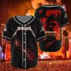 metallica baseball jersey inferno demon santa clara tour 2025