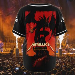 metallica baseball jersey inferno demon santa clara tour 2025 3
