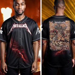 metallica baseball jersey ram rider denver 2025 mile high battle edition 2