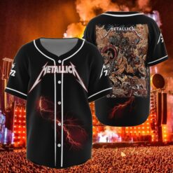 metallica baseball jersey ram rider denver 2025 mile high battle edition