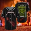metallica baseball jersey squindo art 104 seasons edition