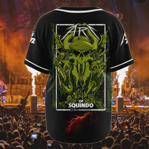 metallica baseball jersey squindo art 104 seasons edition 3