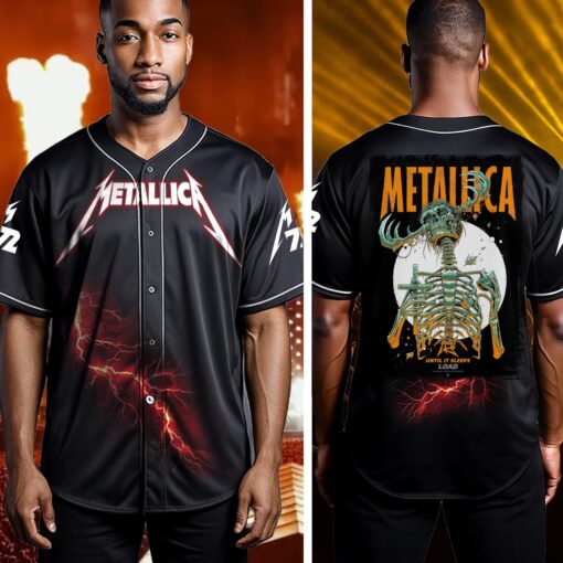 metallica baseball jersey until it sleeps load era resurrection 2
