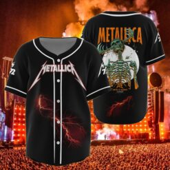 metallica baseball jersey until it sleeps load era resurrection