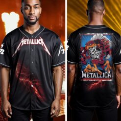 metallica blacksburg 2025 baseball jersey skeleton hokie rooster edition 2