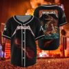 metallica blacksburg 2025 baseball jersey vulture skull chains edition