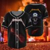 metallica charlotte 2025 baseball jersey third eye skull editio