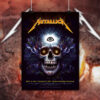 metallica charlotte 2025 canvas poster third eye skull art at bank of america stadium 2