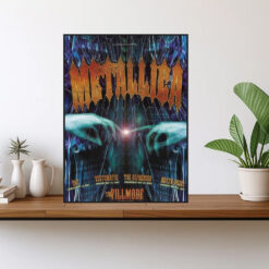 metallica fillmore poster 2003 san francisco concert art print featuring evy systematic the depressor death angel 1
