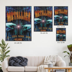 metallica fillmore poster 2003 san francisco concert art print featuring evy systematic the depressor death angel 4