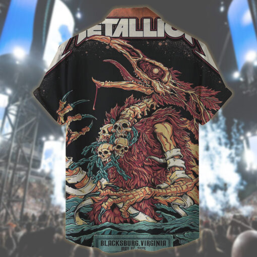 metallica hawaiian shirt blacksburg va may 7 2025 2