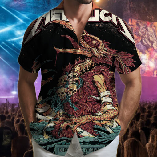 metallica hawaiian shirt blacksburg va may 7 2025