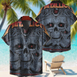 metallica hawaiian shirt columbus stop 2025 tour edition