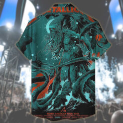 metallica hawaiian shirt cthulhu rises tour 2025 official m72 art 2