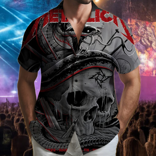 metallica hawaiian shirt nashville may 1 2025