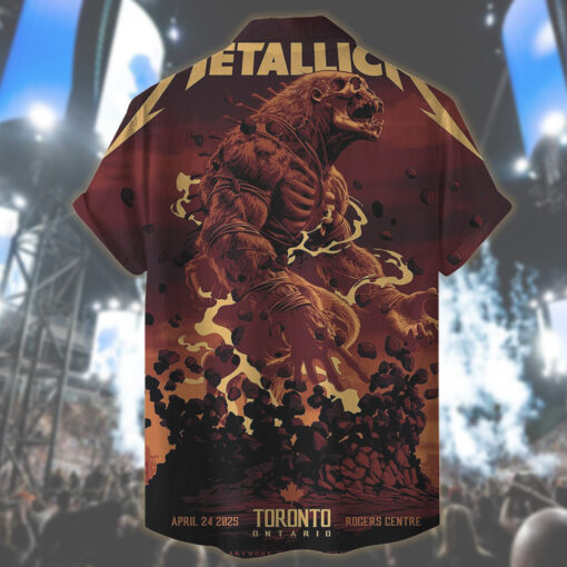 metallica hawaiian shirt toronto on april 24 2025 2
