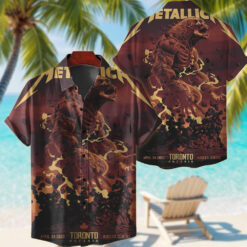 metallica hawaiian shirt toronto on april 24 2025