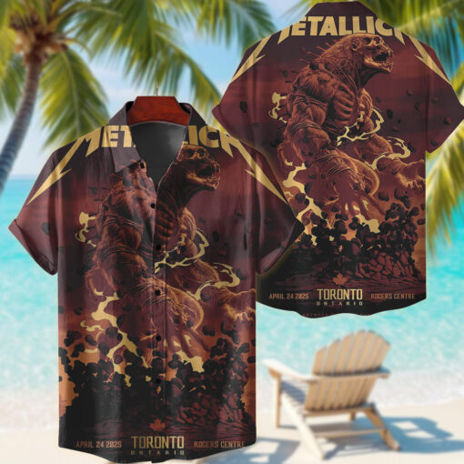 metallica hawaiian shirt toronto on april 24 2025