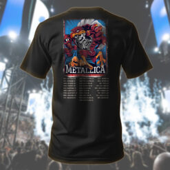 metallica hokie reaper t shirt limited tour drop at lane stadium may 7 2025 2