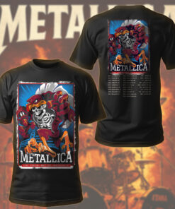 metallica hokie reaper t shirt limited tour drop at lane stadium may 7 2025