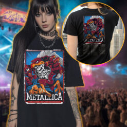 metallica hokie reaper t shirt limited tour drop at lane stadium may 7 2025 3