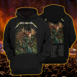 metallica hoodie antlered beast unleashed april 24 26 concert art