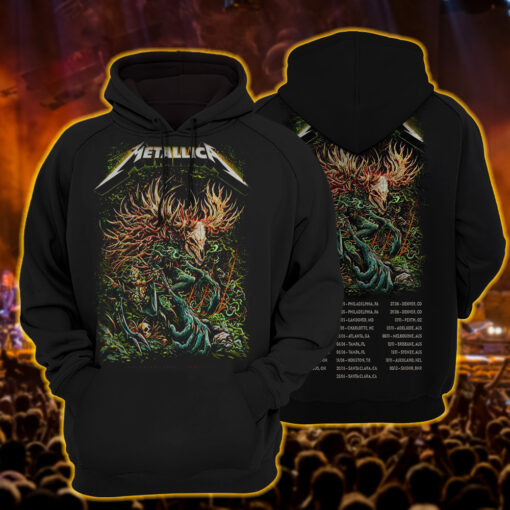 metallica hoodie antlered beast unleashed april 24 26 concert art