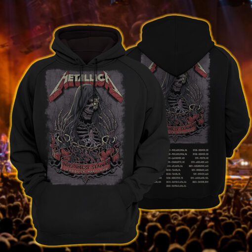 metallica hoodie death cloak tour drop may 28
