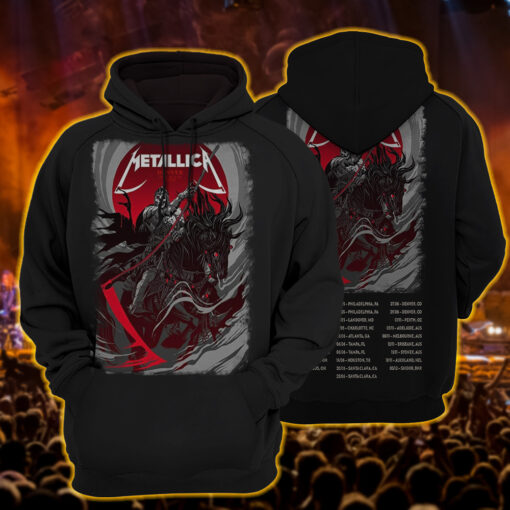 metallica hoodie death knight on dark horse mile high edition