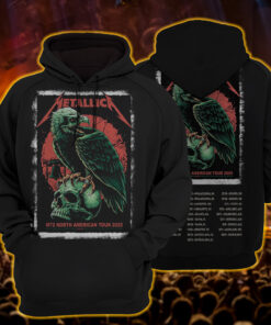 metallica hoodie deathclaw eagle tour edition 2025