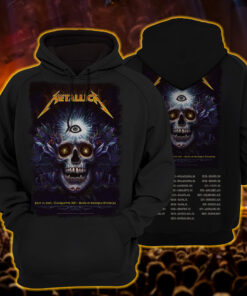 metallica hoodie enlightened death tour drop nc edition