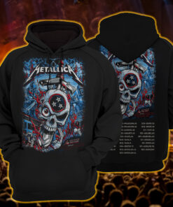 metallica hoodie knights of chaos live at nissan stadium