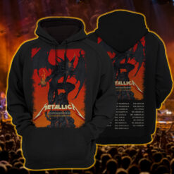 metallica hoodie m72 north american tour demon drop