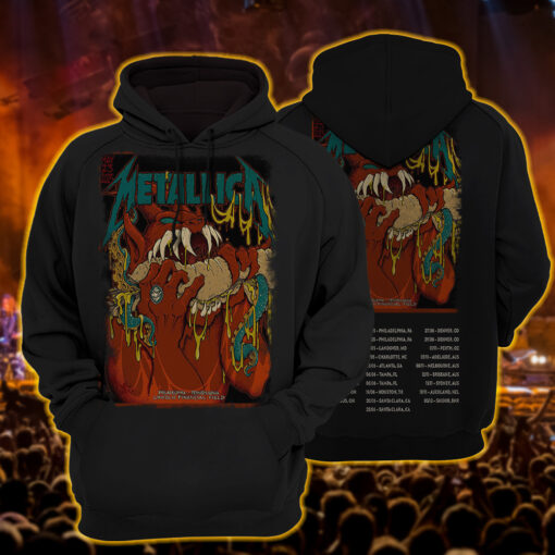 metallica hoodie philly beast feast tour edition
